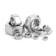 DIN 934 Stainless Steel 304 A2-70 M2 M3 M4 M5 M6 M8 M10 M12 M14 M16 M18 M20 M22 M24  M30 Hexagon Hex Nut